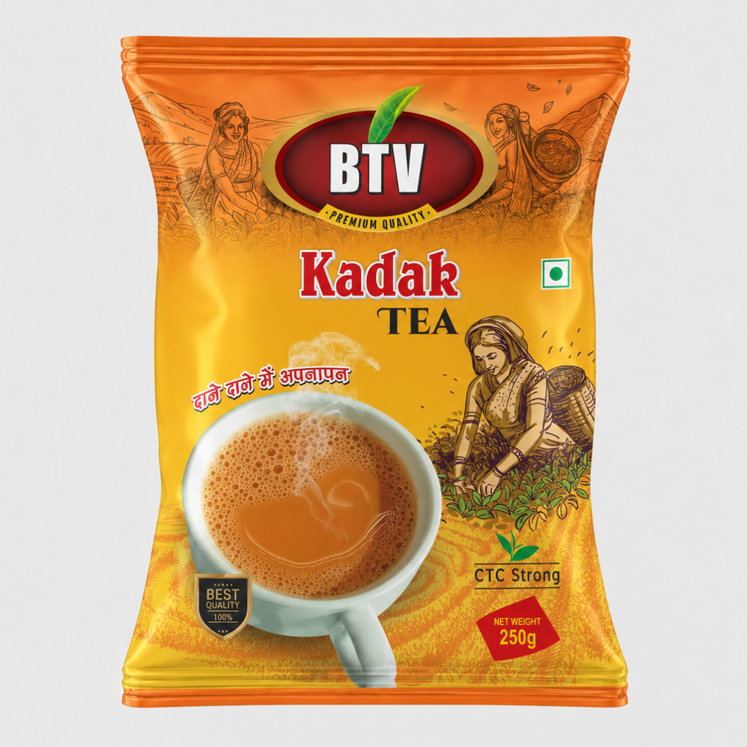 BTV Kadak Tea – Strong CTC Assam Blend | 250g