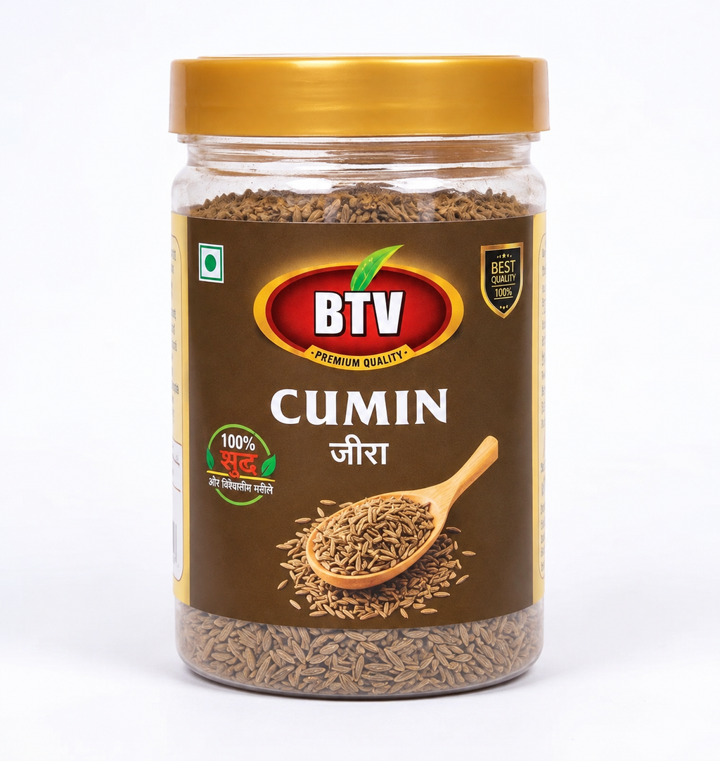 BTV Jeera Sabut | 100% Pure Whole Cumin Seeds