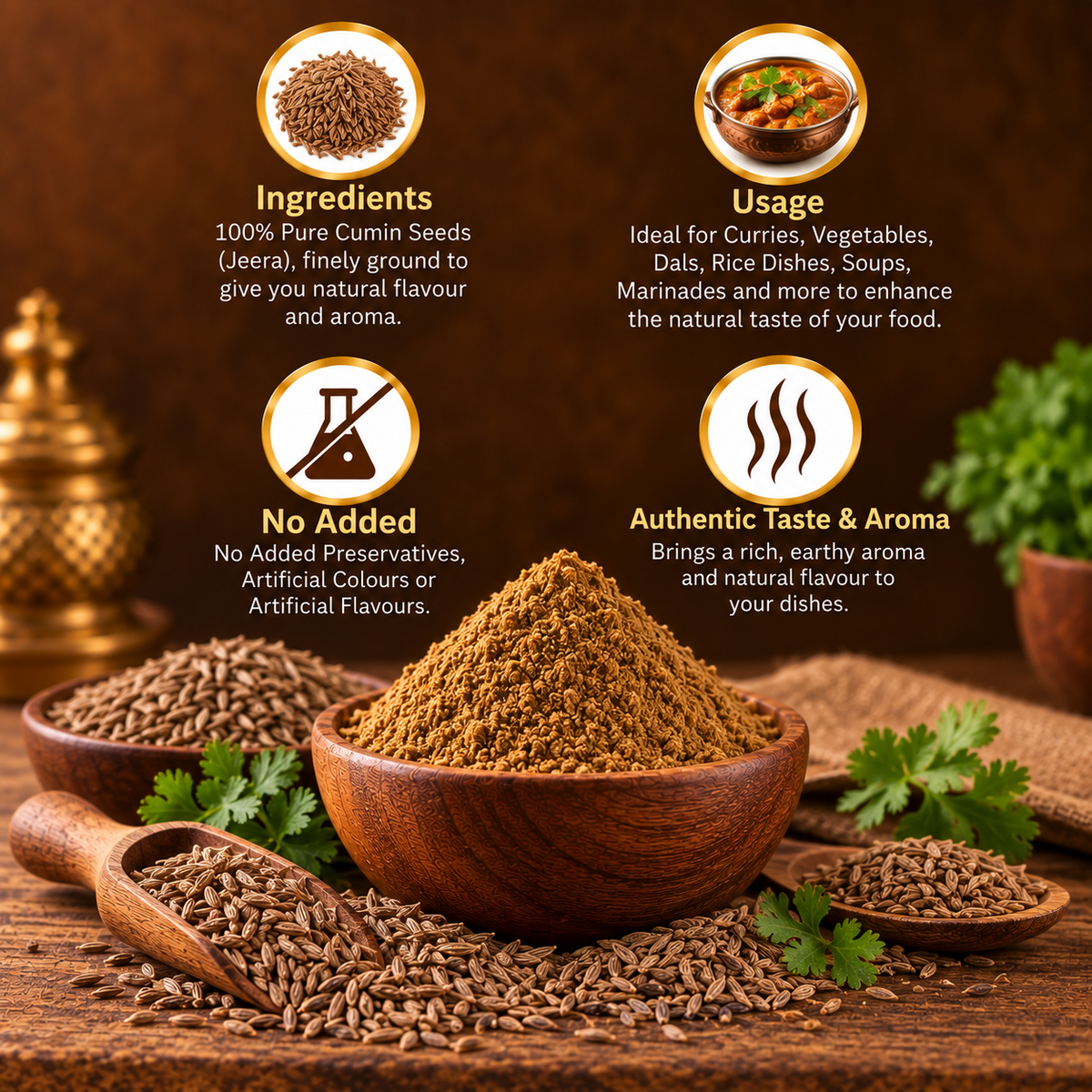 BTV Cumin Powder | 100% Pure Jeera Powder