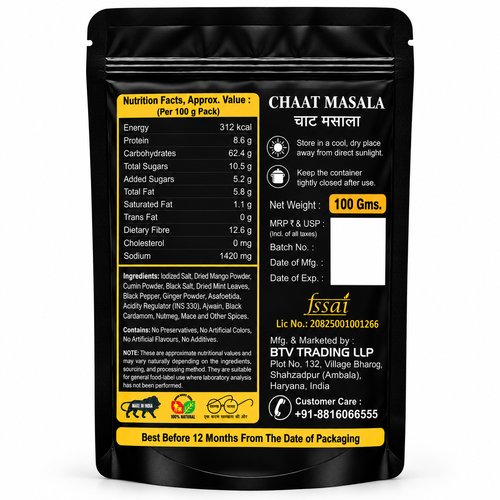 BTV Chaat Masala | Tangy & Spicy Mixed Masala